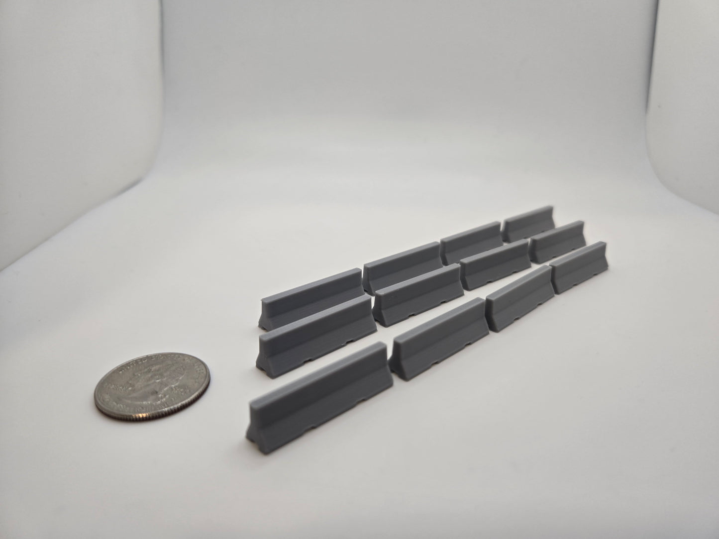 1/87 Scale Jersey Barriers *12 Pack*