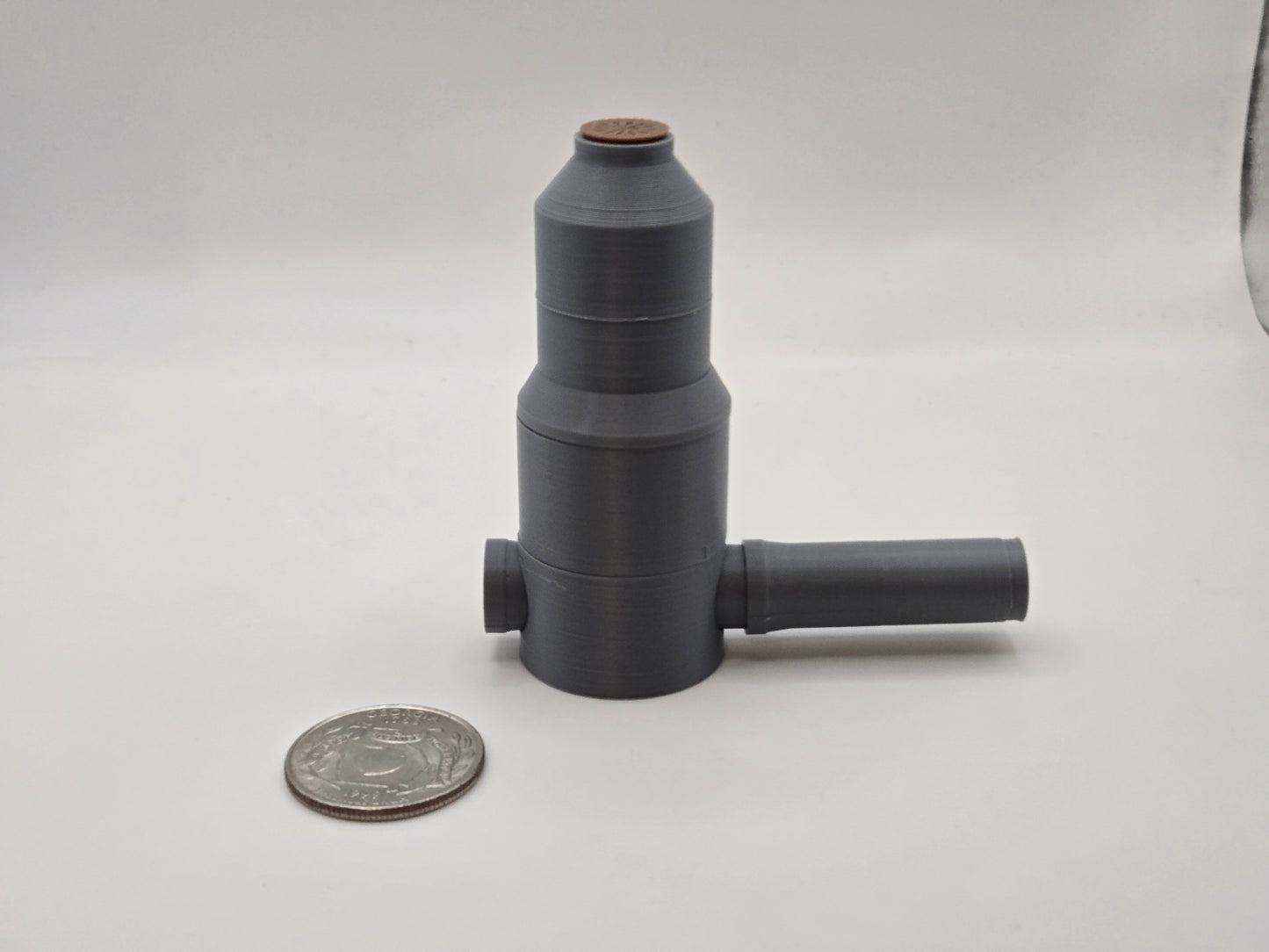 1/64 Scale Precast 60" Concentric Manhole w/ 24" Reinforced Concrete Pipe
