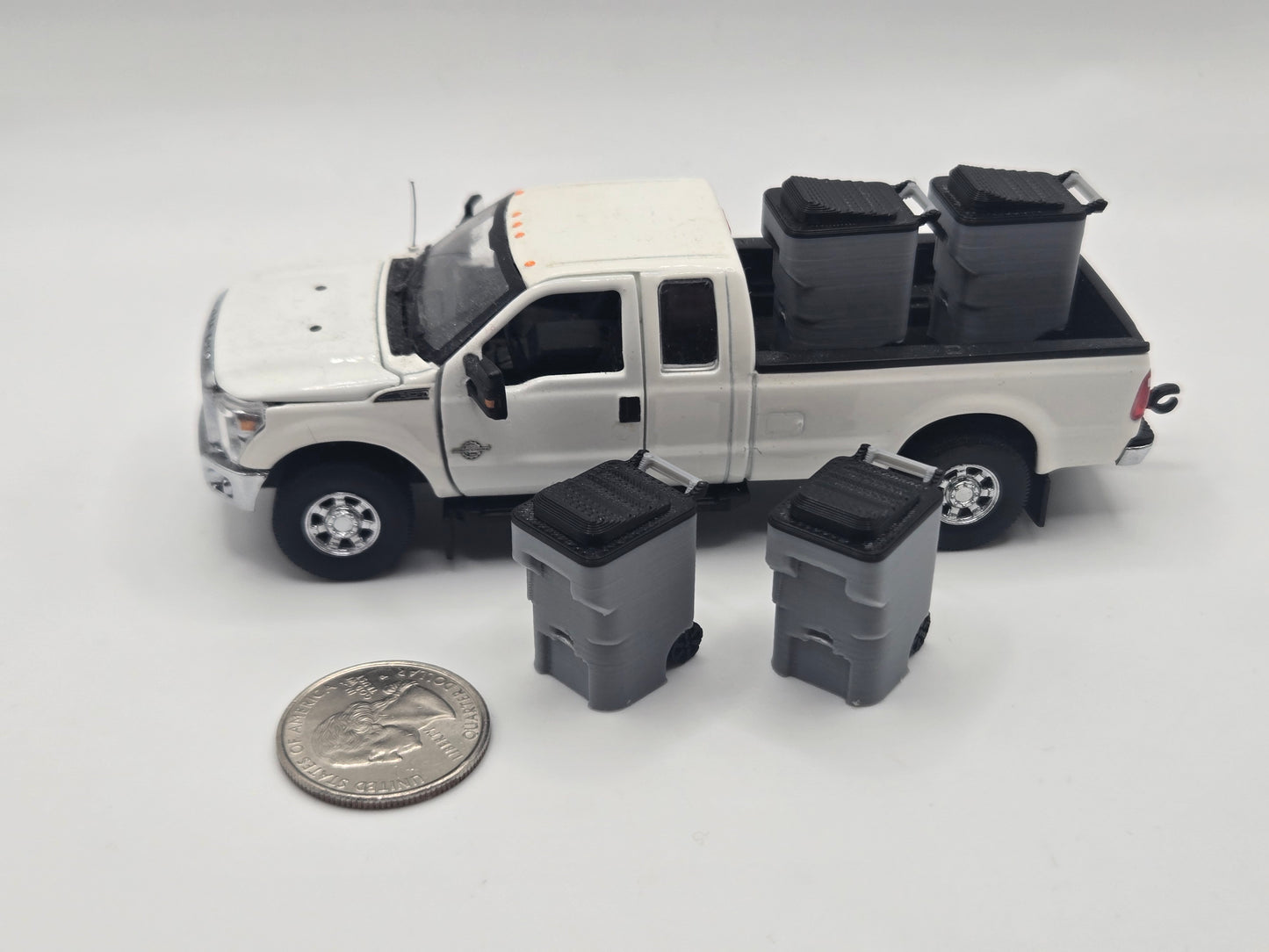 1/50 Scale Trash Bins *4 Pack*