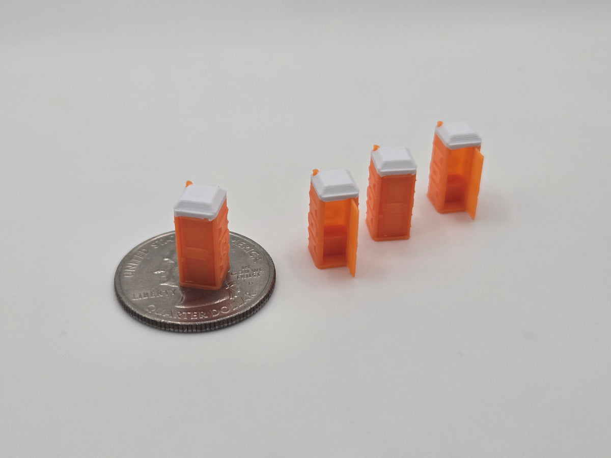 N Gauge Porta-Potty *4 pack*