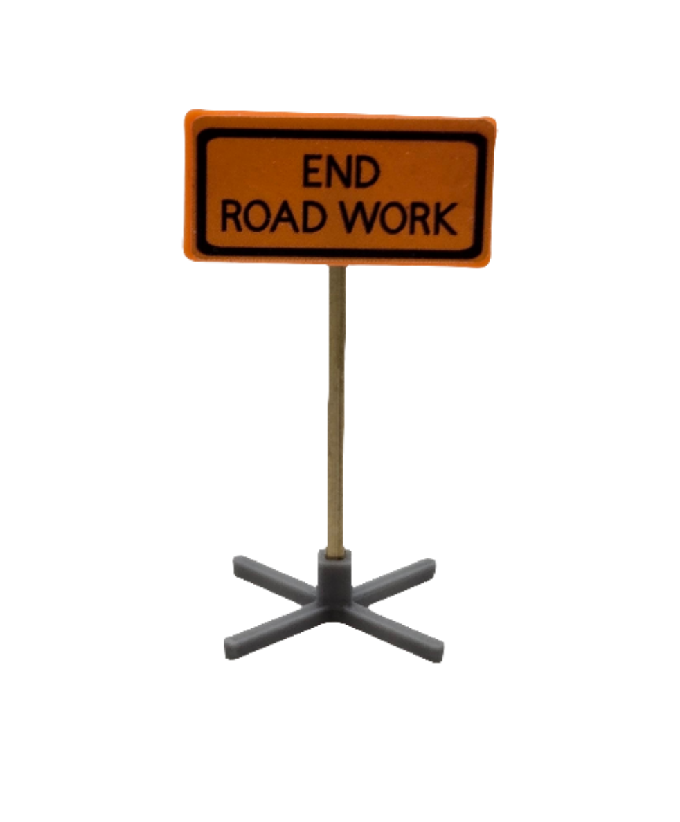 1/50 Scale Caution Sign