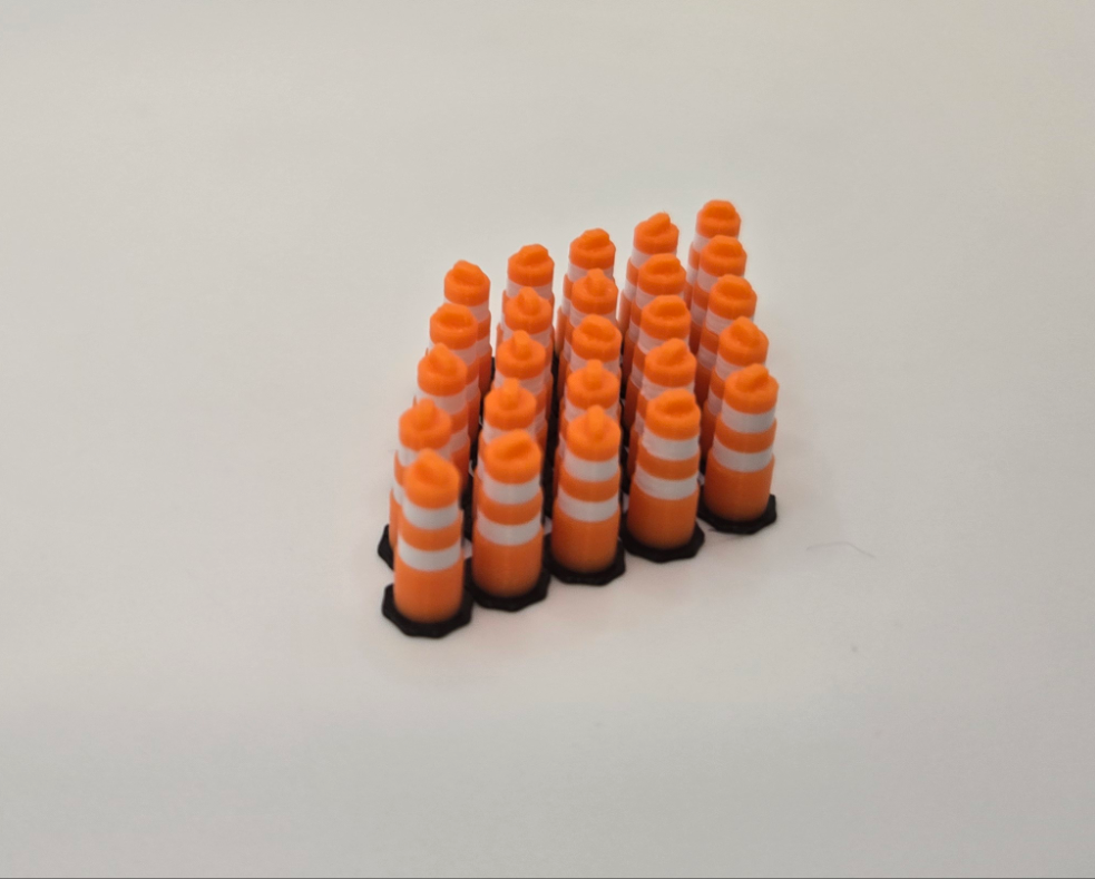 1/87 Scale Traffic Drum Barrel *25 Pack*