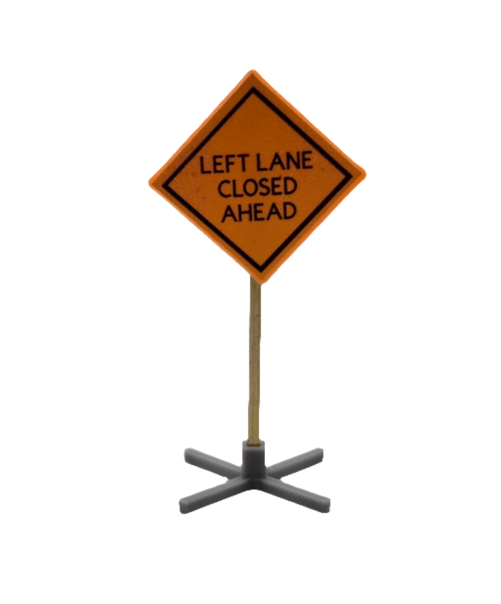 1/50 Scale Caution Sign