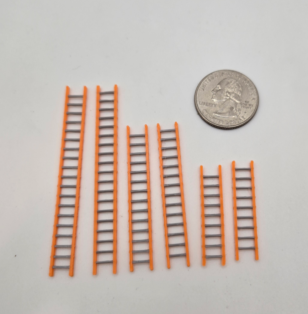 1/87 Scale 6 piece Ladder Set