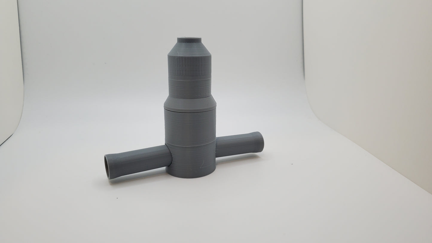 1/50 Scale Precast 60" Concentric Manhole w/ 24" Reinforced Concrete Pipe