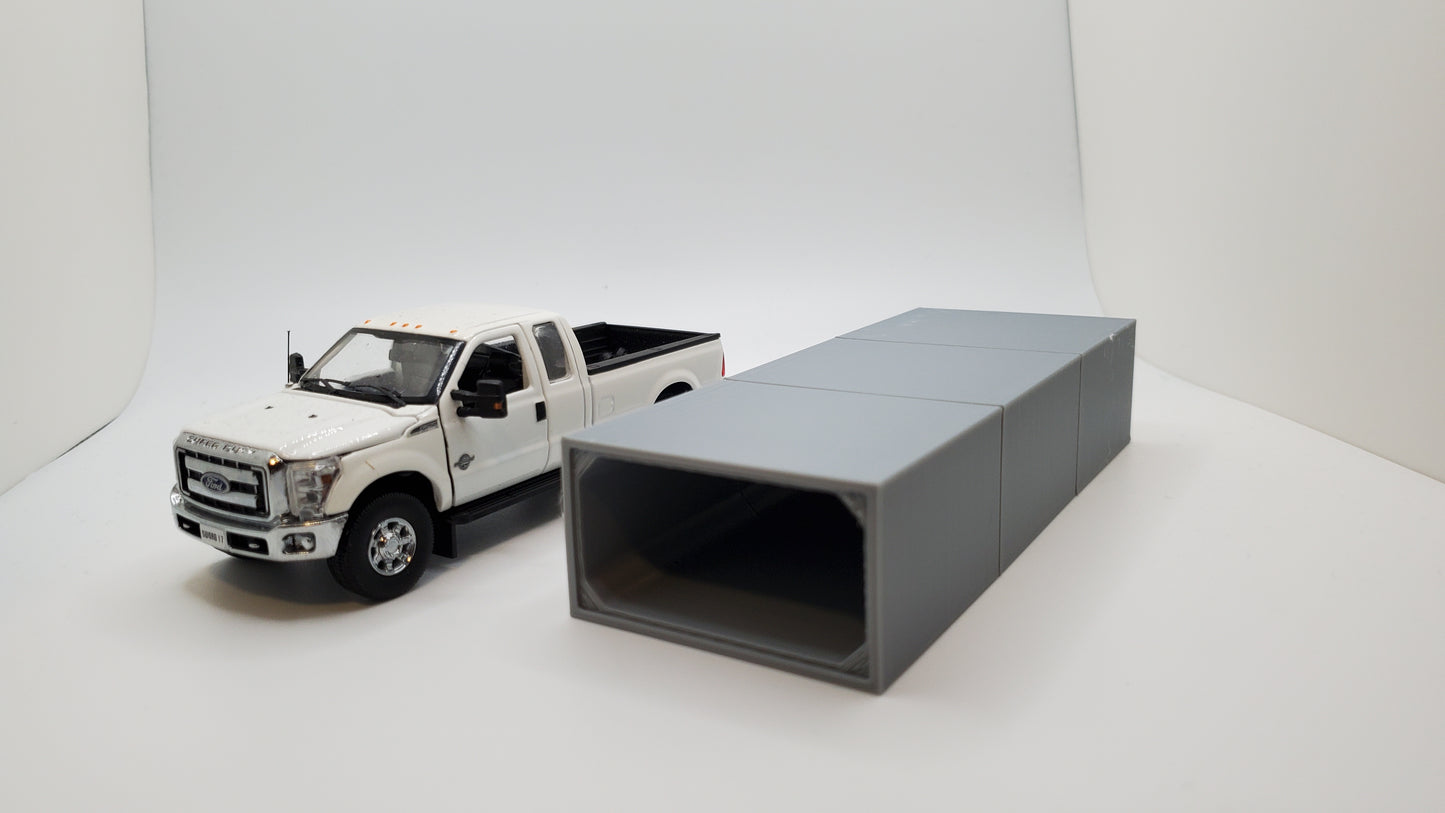 1/50 Scale 8'x4'x8' Box Culvert *3 Pack*