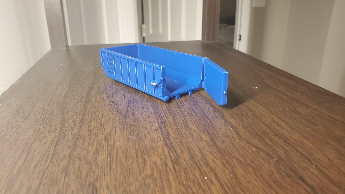 1/50 Scale 20YD Roll Off Dumpster With Opening Door