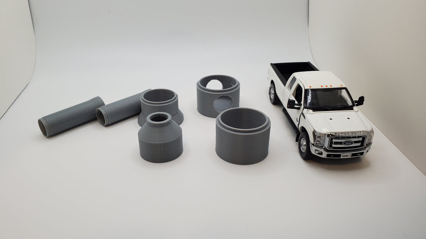 1/50 Scale Precast 60" Concentric Manhole w/ 24" Reinforced Concrete Pipe