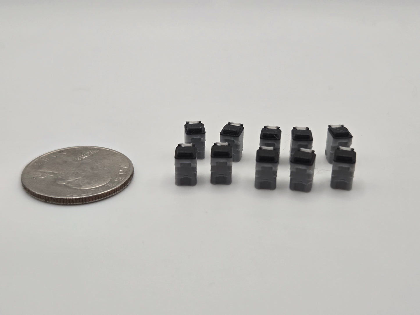 N Gauge Trash Bins *10 Pack*