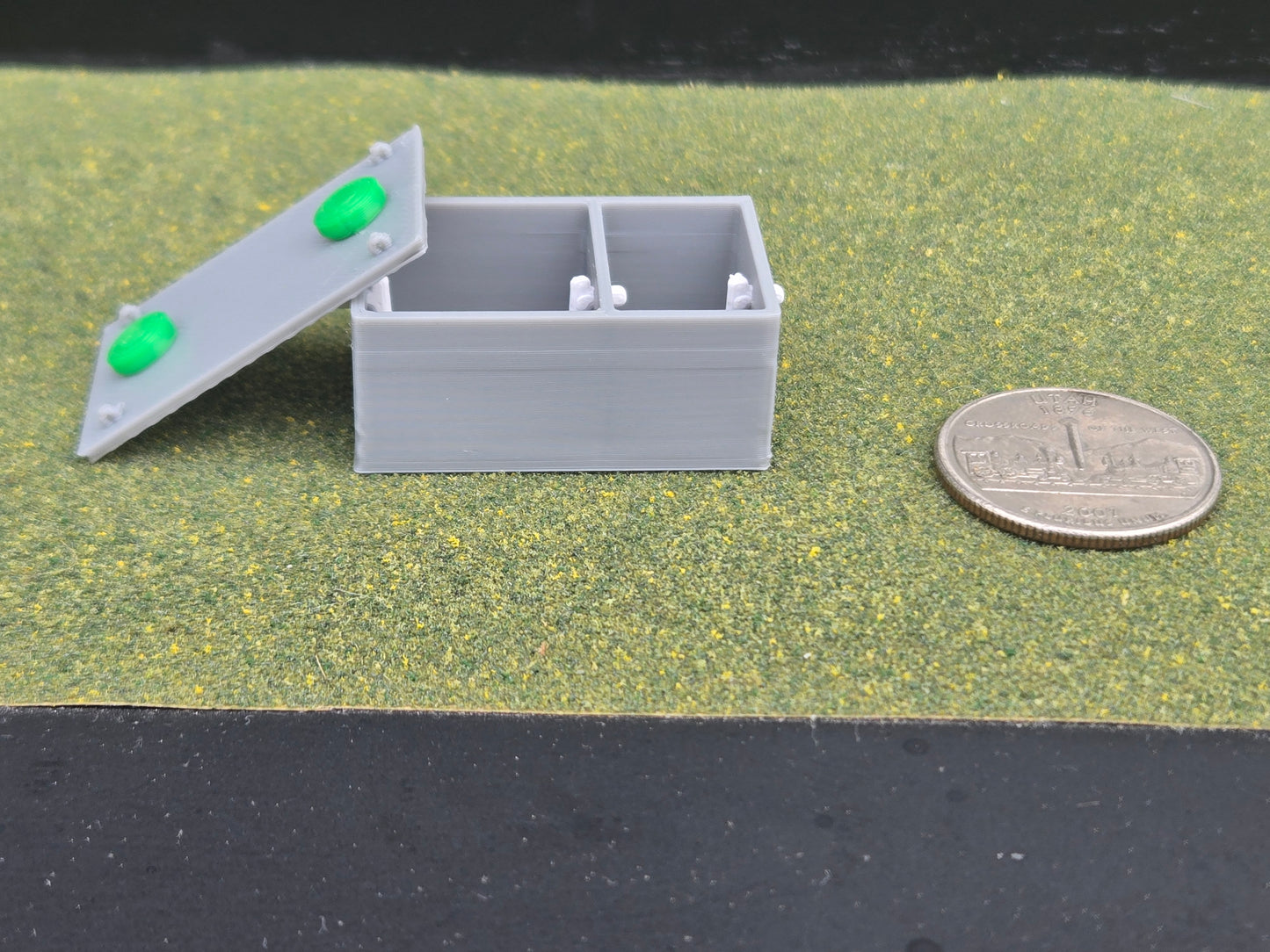 1/87 Scale 1250 Gallon Septic Tank/Grease Trap