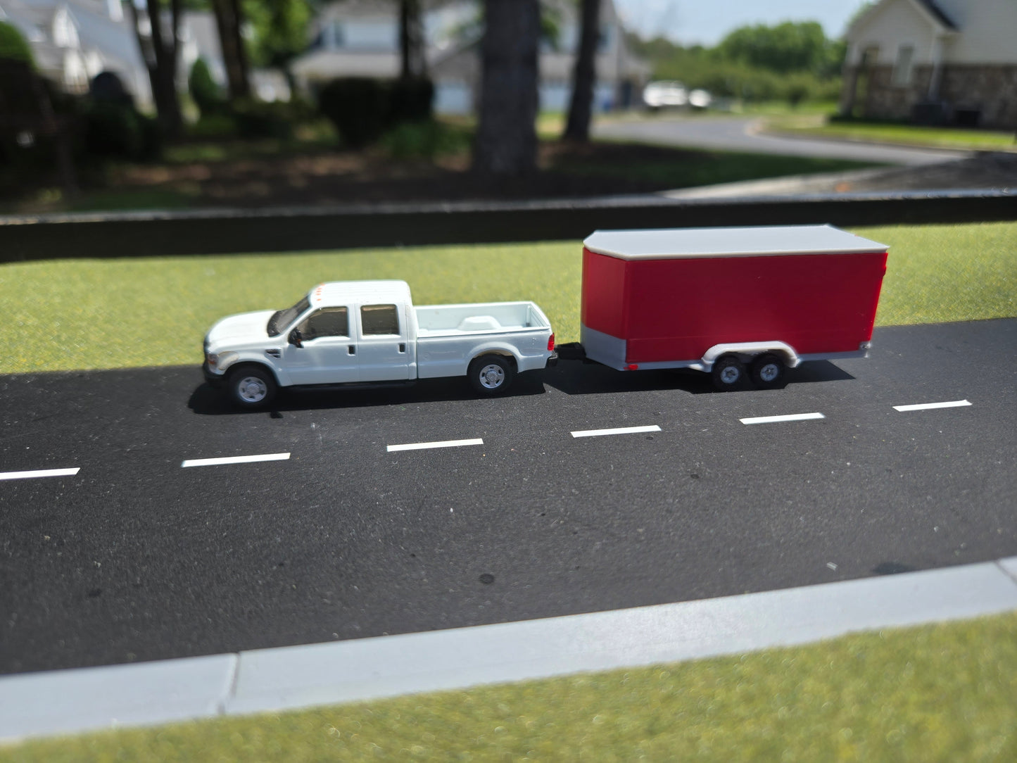 1/87 Scale 16' Cargo Trailer
