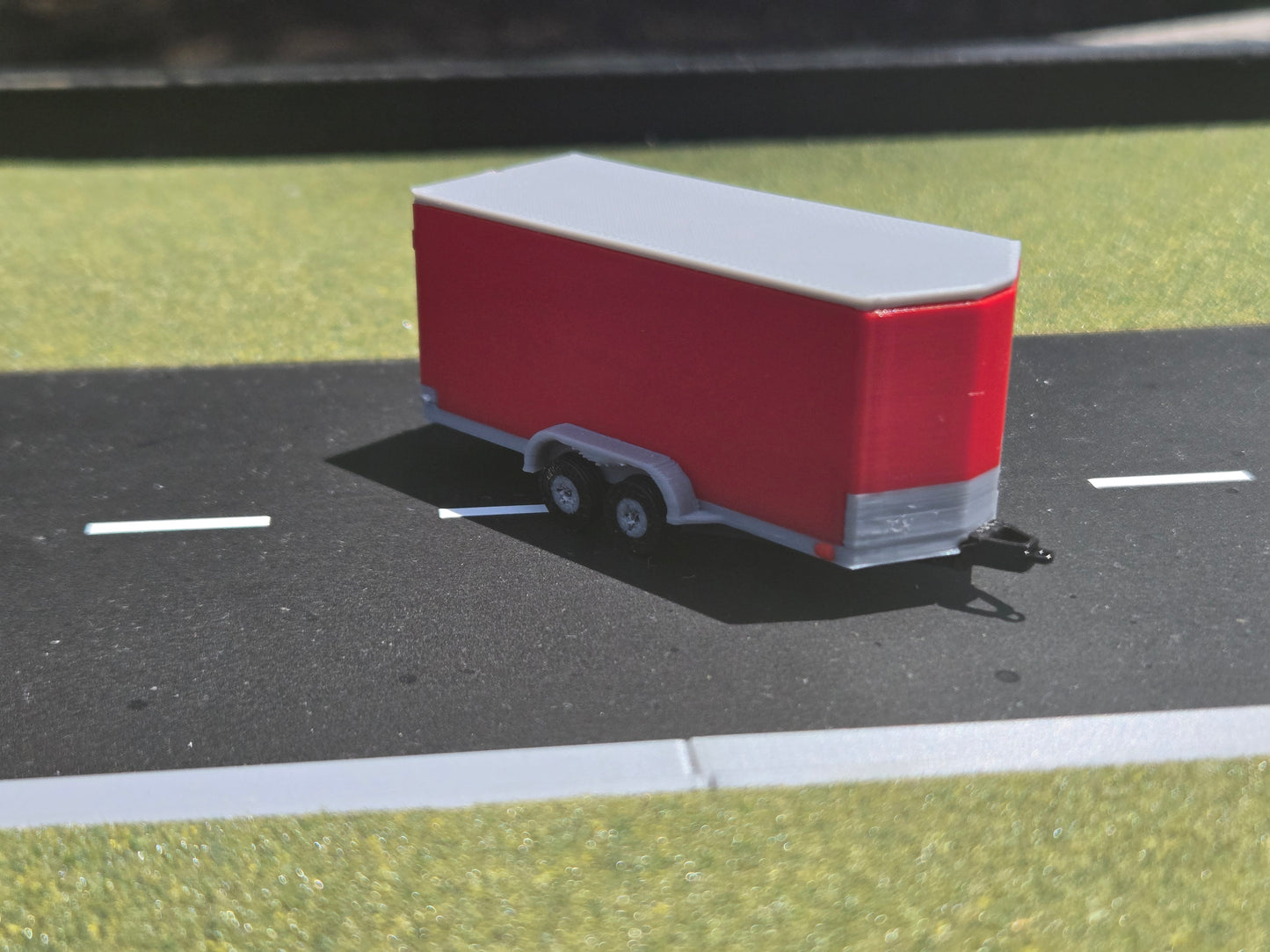 1/87 Scale 16' Cargo Trailer