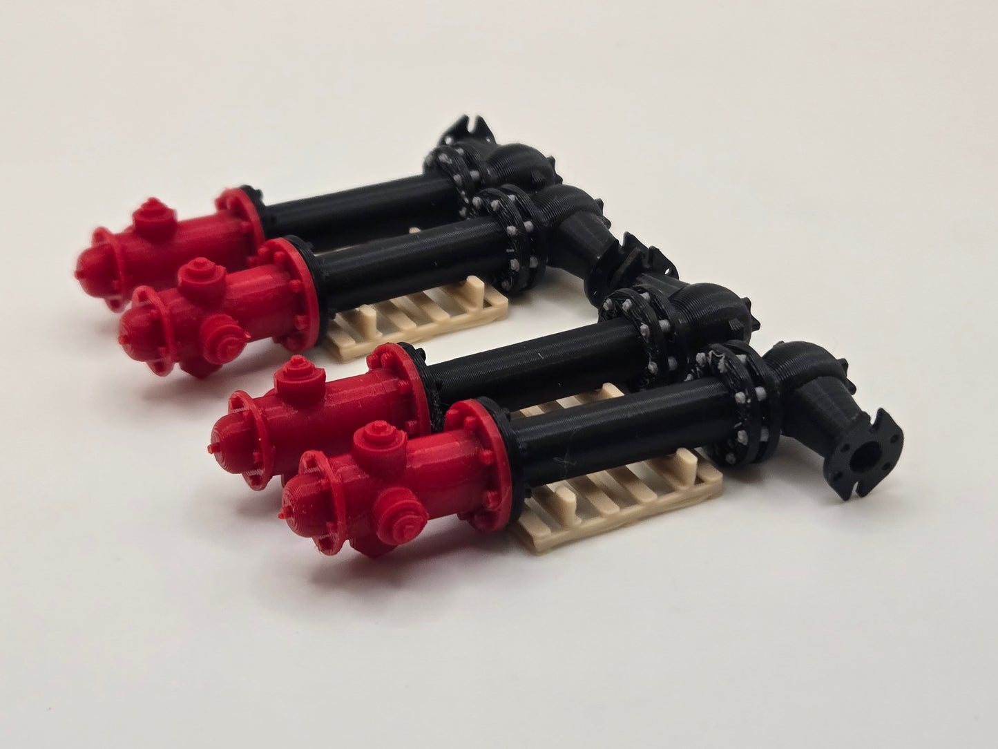 1/50 Scale Fire Hydrants with Valve *4 Pack*