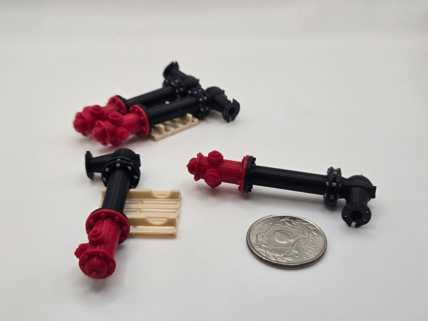 1/50 Scale Fire Hydrants with Valve *4 Pack*