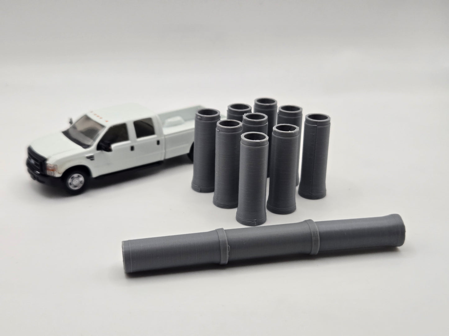 1/87 Scale 24" Reinforced Concrete Pipe RCP *12 Pack*