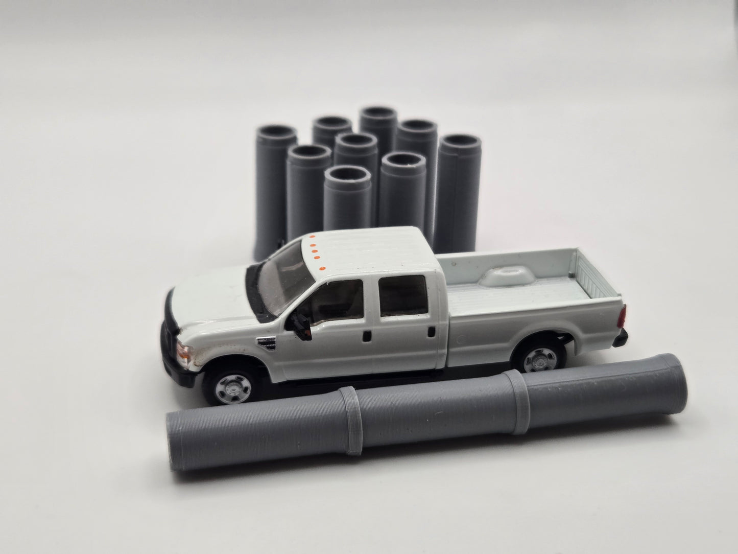 1/87 Scale 24" Reinforced Concrete Pipe RCP *12 Pack*