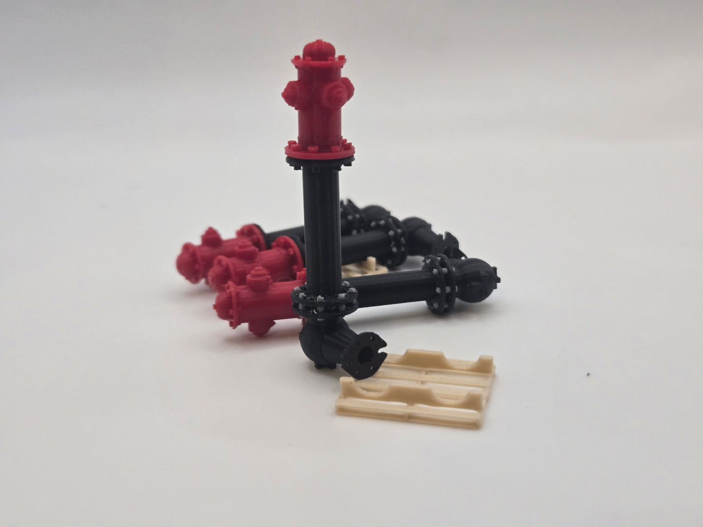 1/64 Scale Fire Hydrants with Valve *4 Pack*