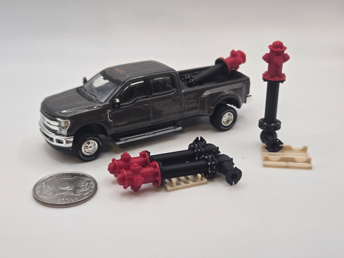 1/64 Scale Fire Hydrants with Valve *4 Pack*