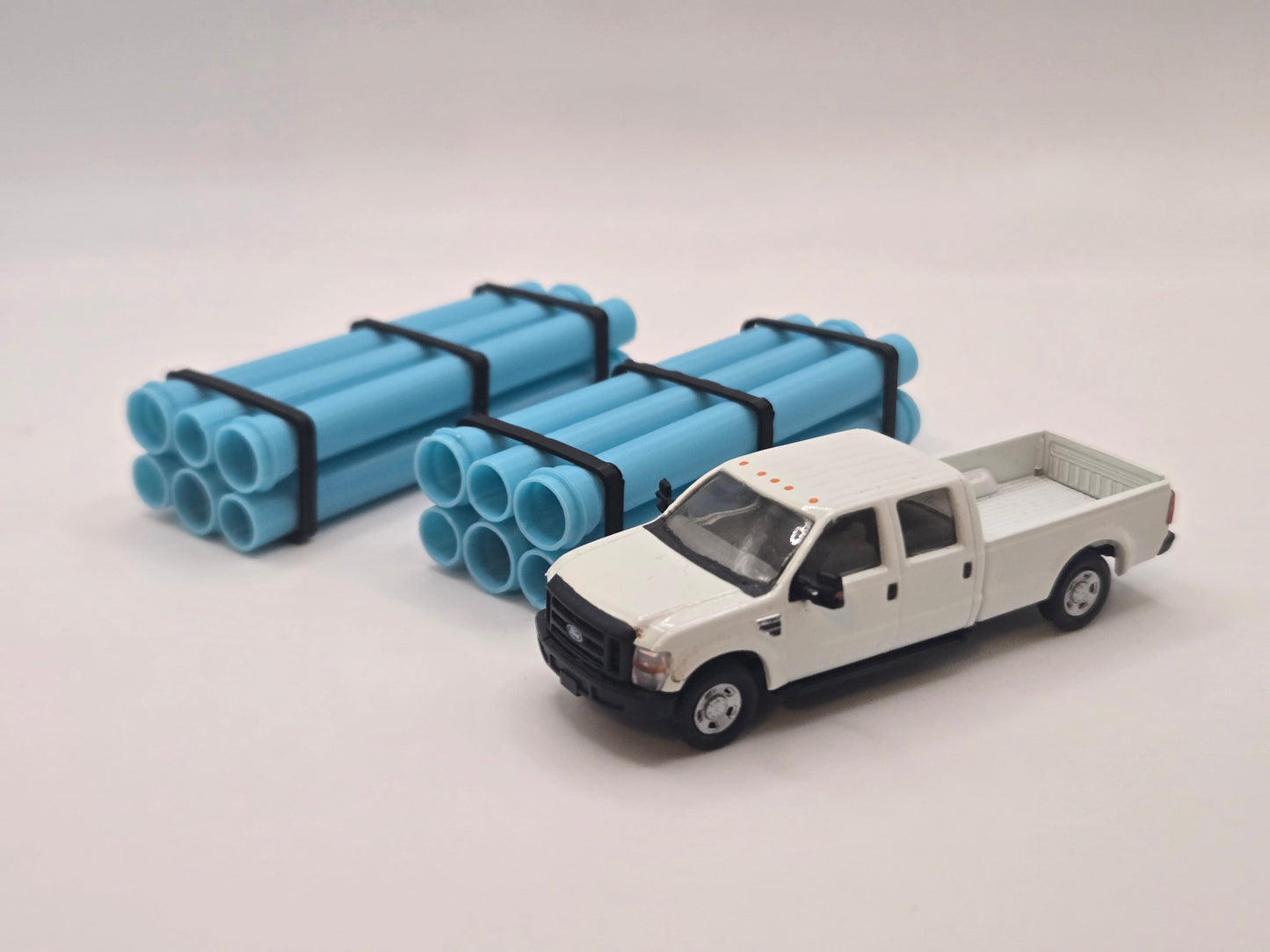 1/87 Scale 24" DR14 PVC Water Pipe *2 Pack*