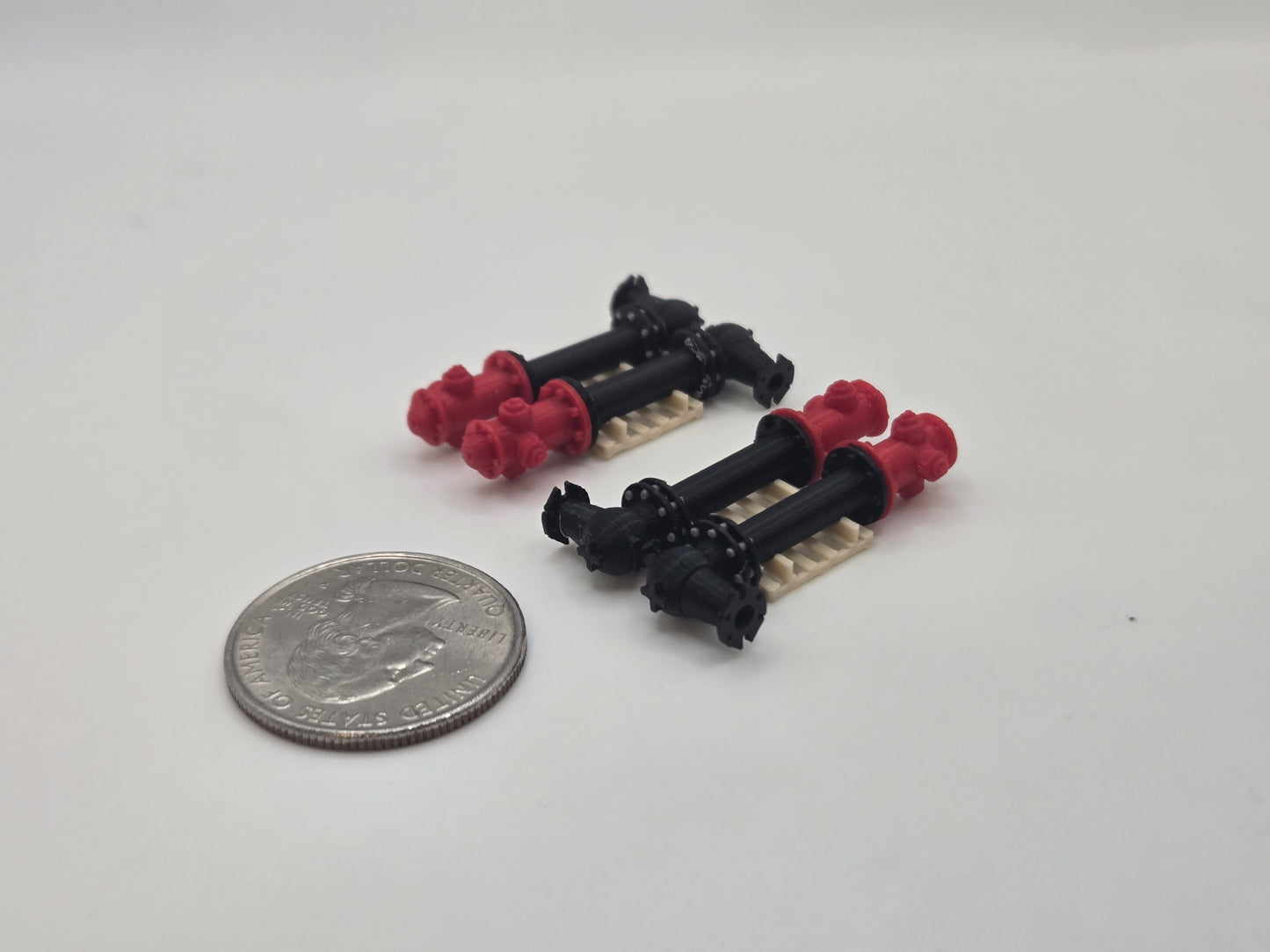 1/87 Scale Fire Hydrants with Valve *4 Pack*