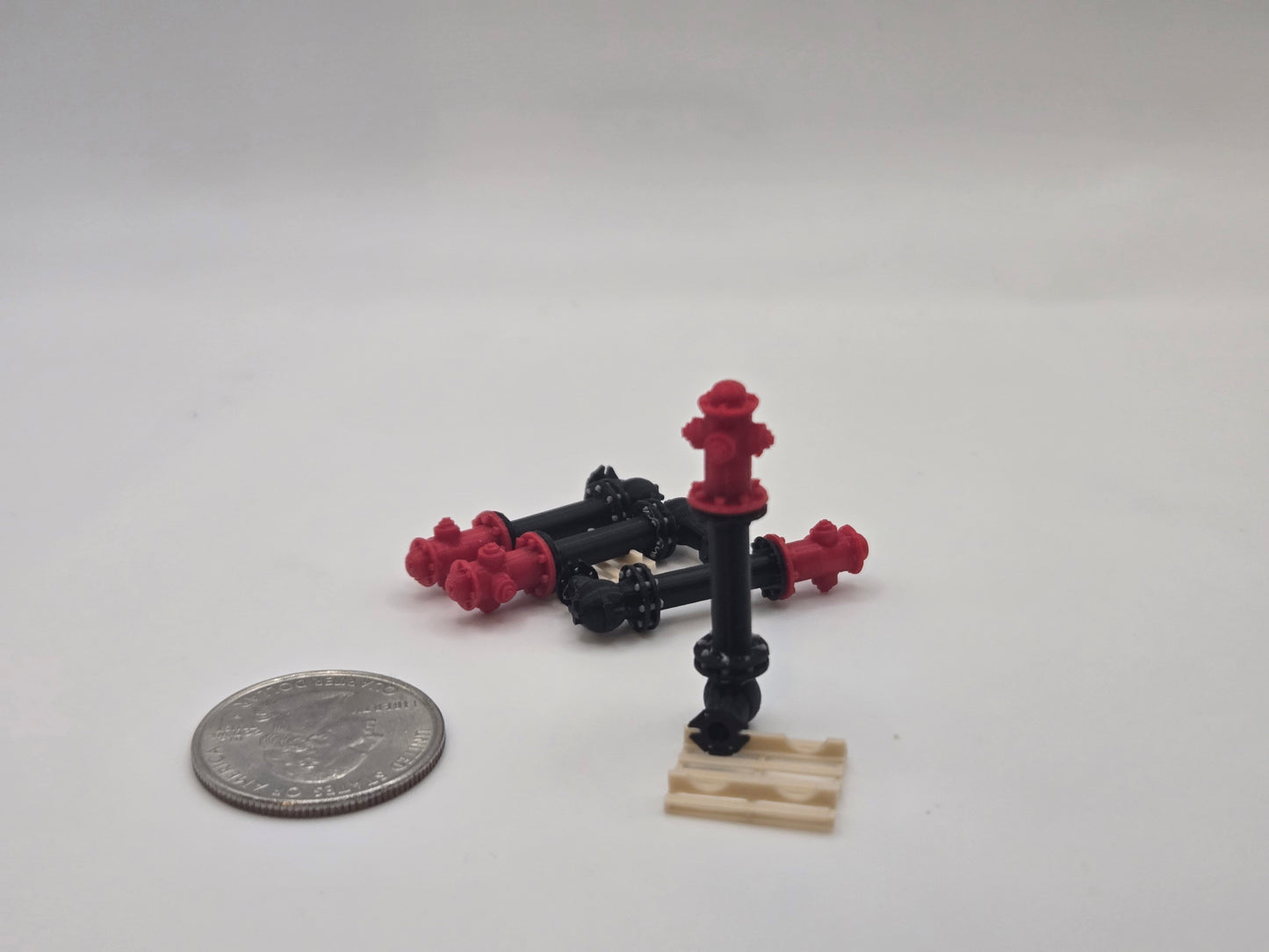 1/87 Scale Fire Hydrants with Valve *4 Pack*