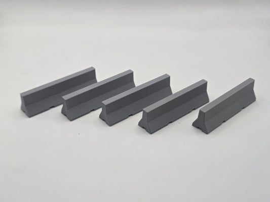 1/50 Scale Jersey Barriers *5 Pack*