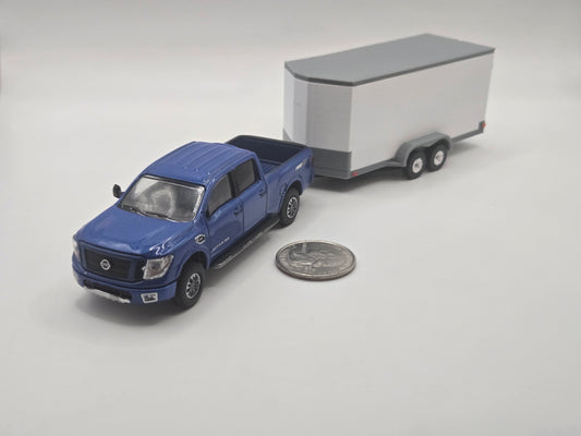 1/64 Scale 16' Cargo Trailer