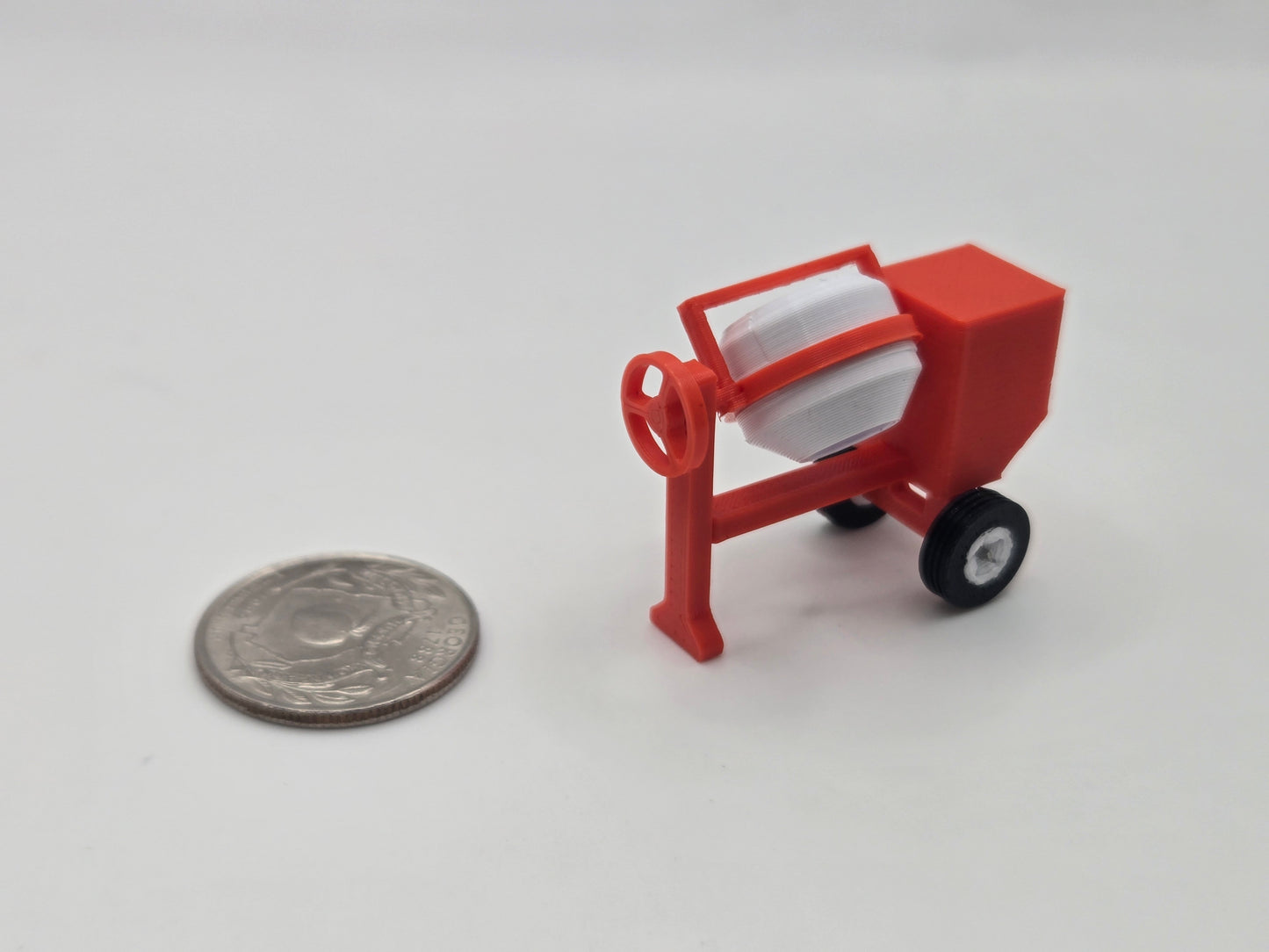 1/64 Scale Posable 12CF Concrete Mixer