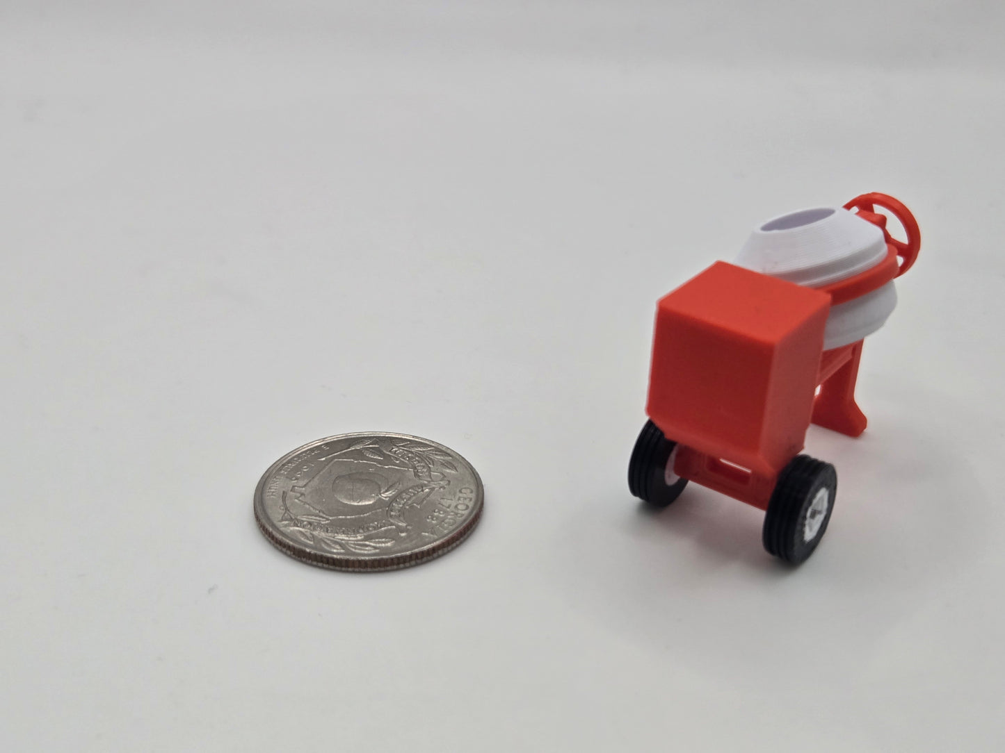 1/64 Scale Posable 12CF Concrete Mixer