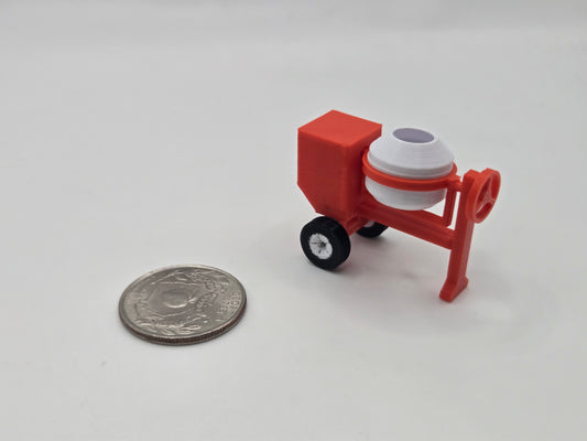 1/64 Scale Posable 12CF Concrete Mixer