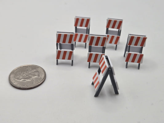1/50 Scale Folding Type II Barricades *6 Pack*