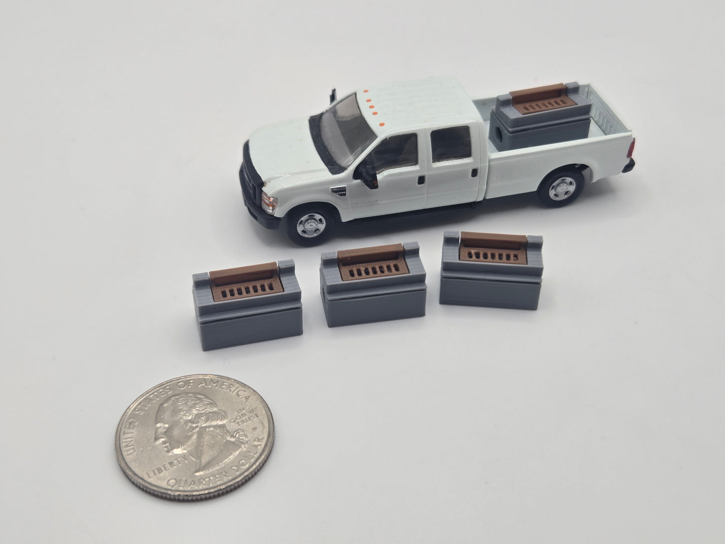 1/87 Scale Catch Basin with Curb Inlet *4 Pack*