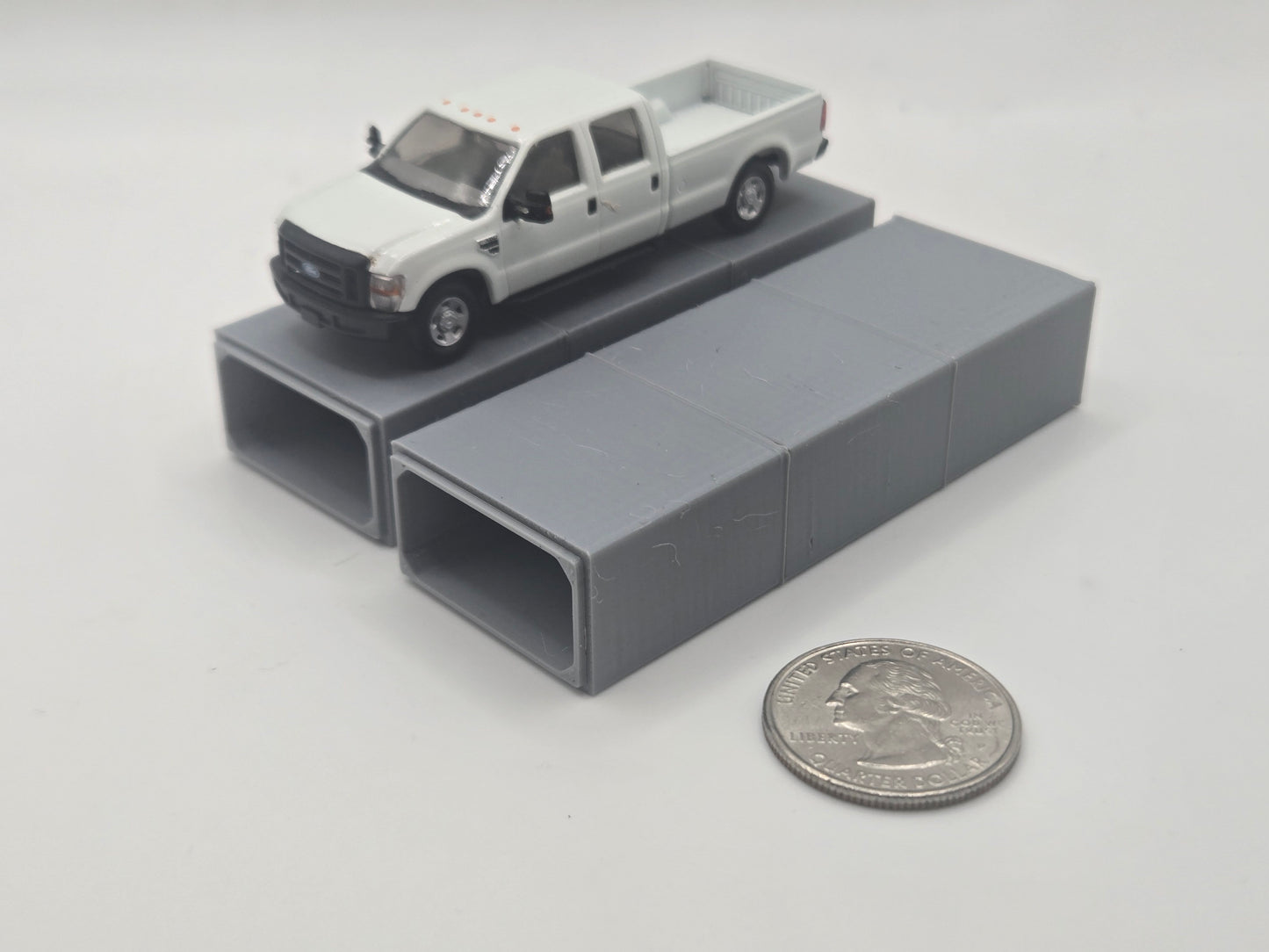 1/87 Scale 8'x4'x8'  Box Culvert *6 Pack*