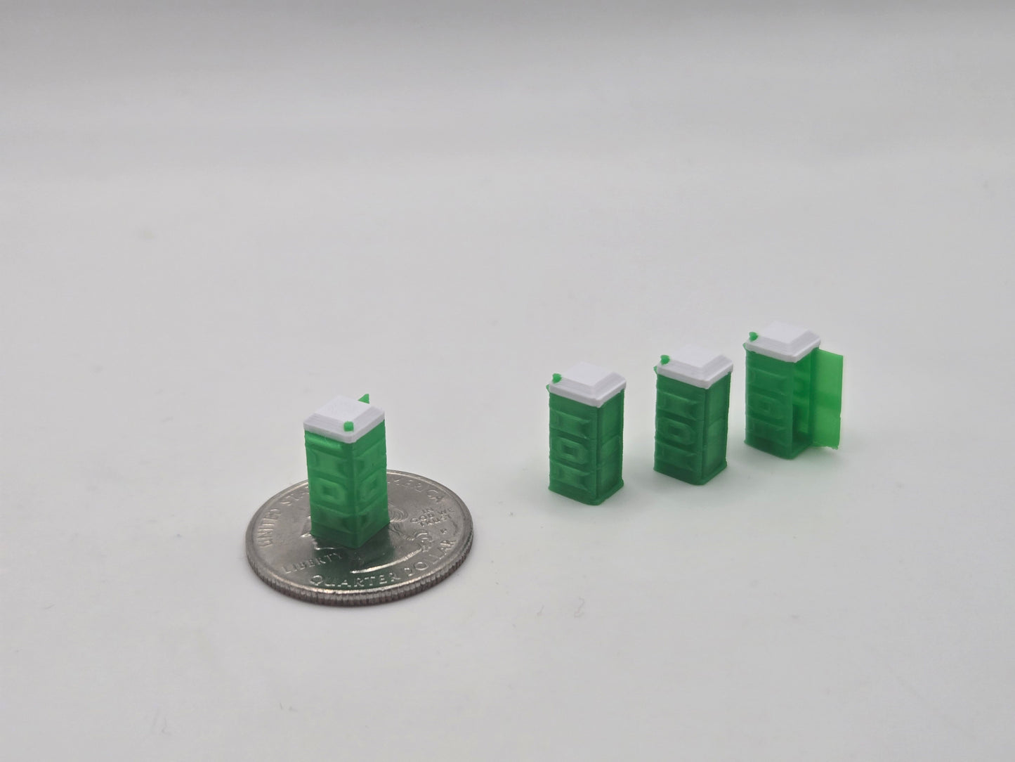 N Gauge Porta-Potty *4 pack*