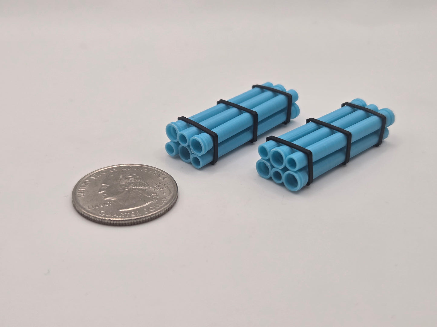 N Gauge 24" DR14 PVC Water Pipe *2 Pack*