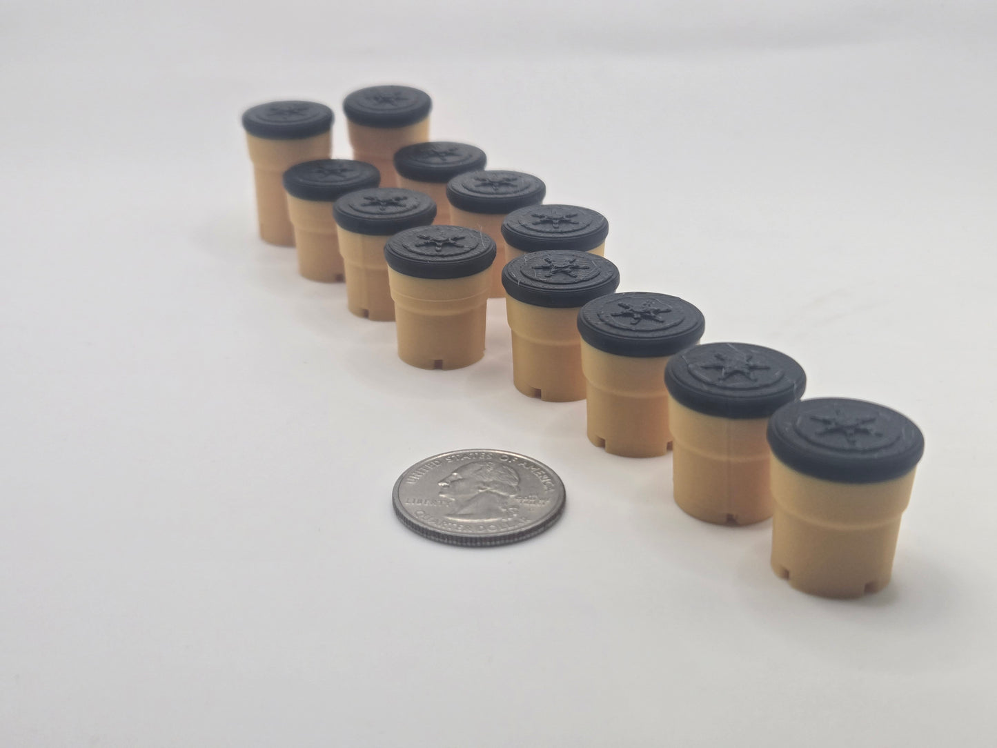 1/50 Scale Crash Attenuator Sand Barrel *12 Pack*