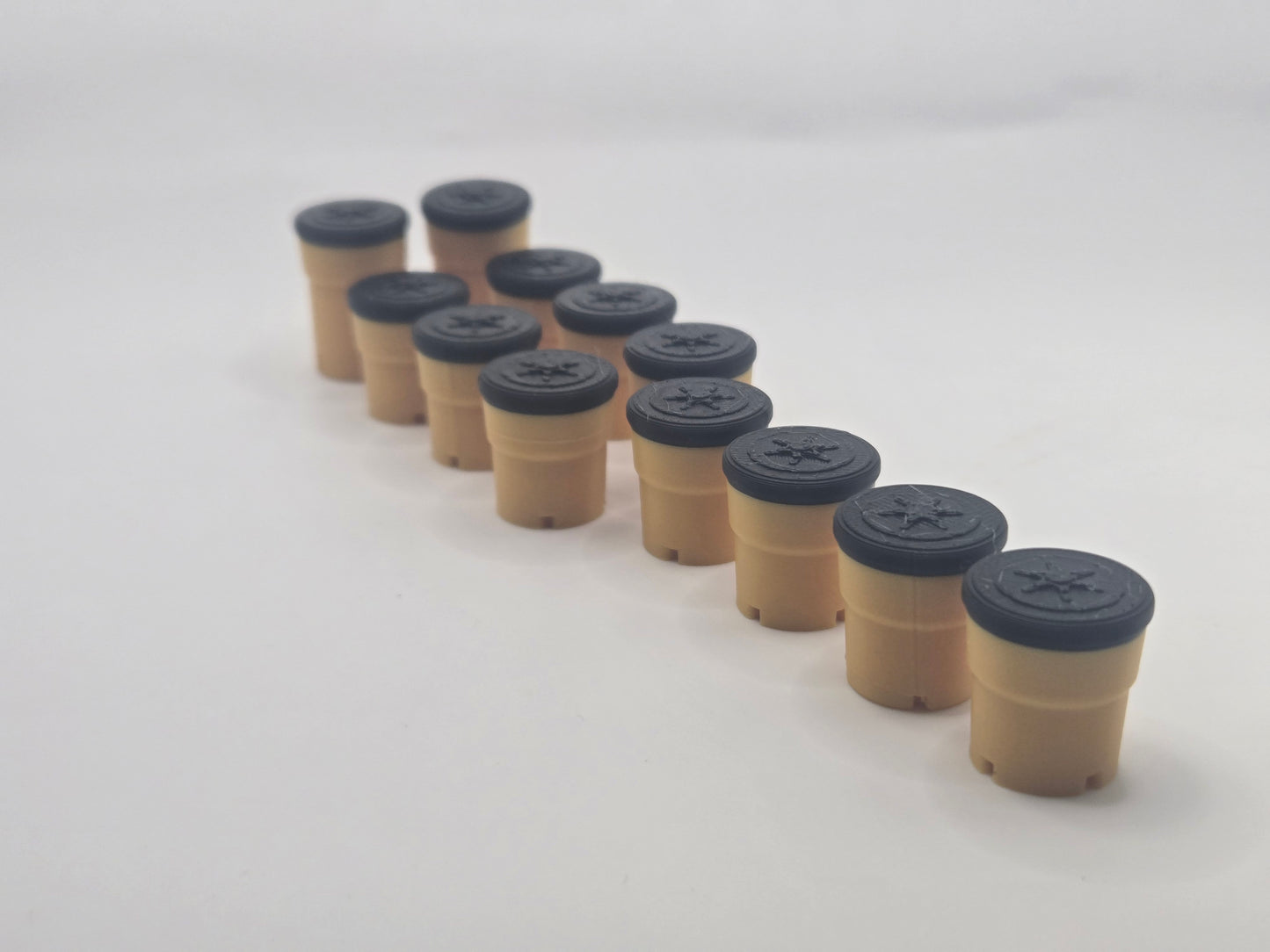 1/64 Scale Crash Attenuator Sand Barrel *12 Pack*