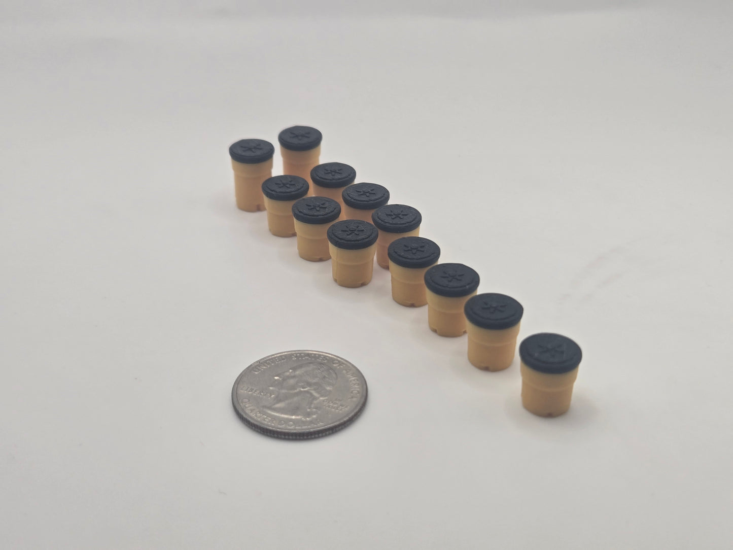 1/64 Scale Crash Attenuator Sand Barrel *12 Pack*