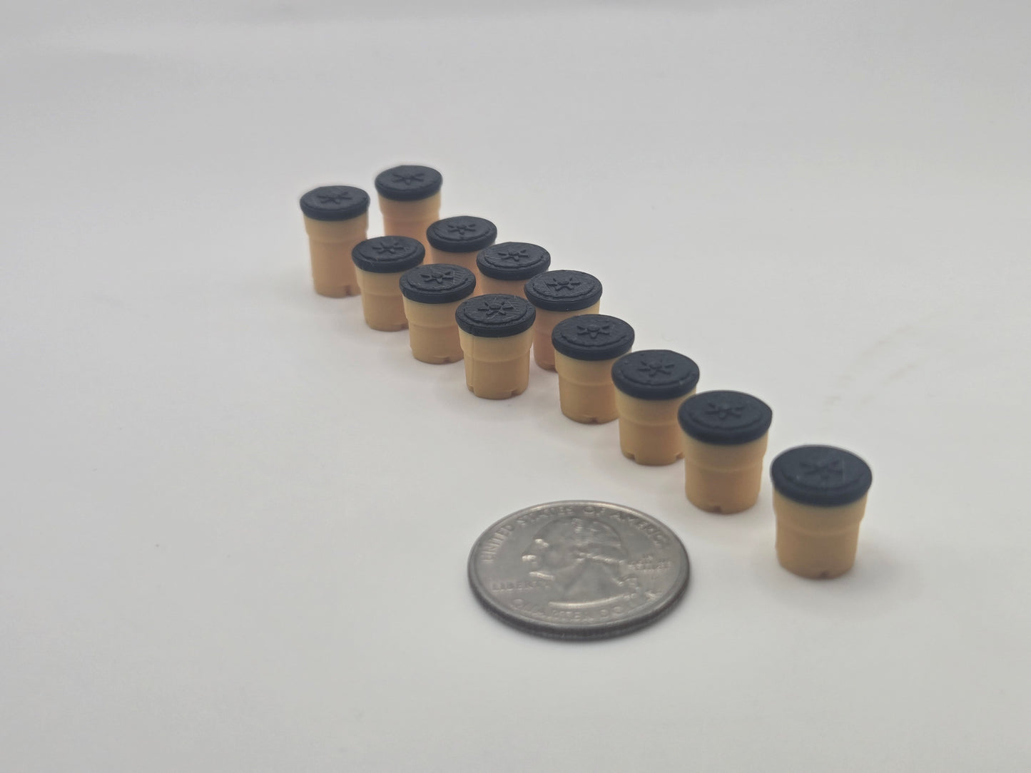 1/87 Scale Crash Attenuator Sand Barrel *12 Pack*