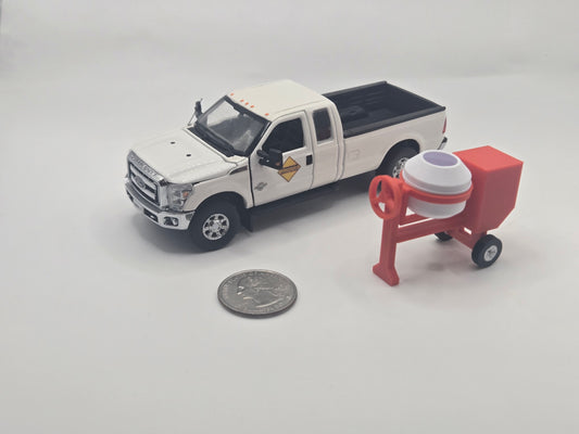 1/50 Scale Posable 12CF Concrete Mixer