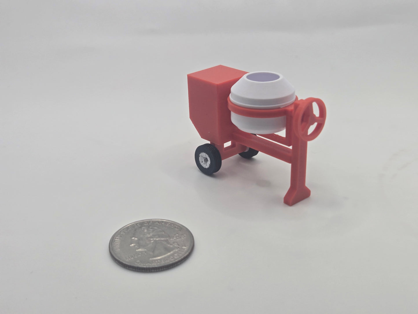 1/50 Scale Posable 12CF Concrete Mixer