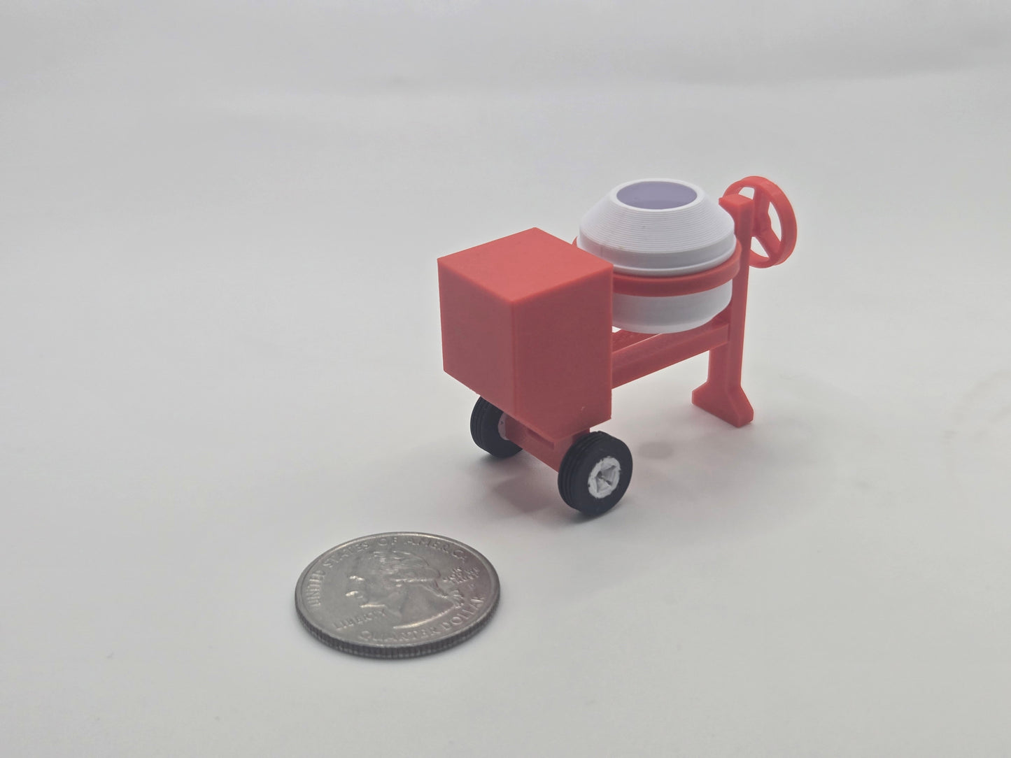 1/50 Scale Posable 12CF Concrete Mixer
