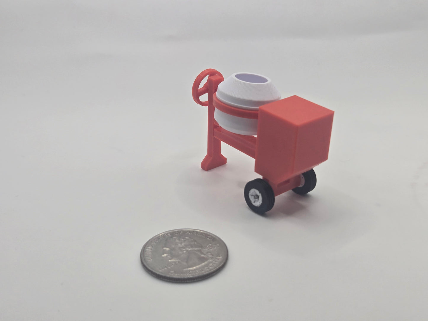 1/50 Scale Posable 12CF Concrete Mixer