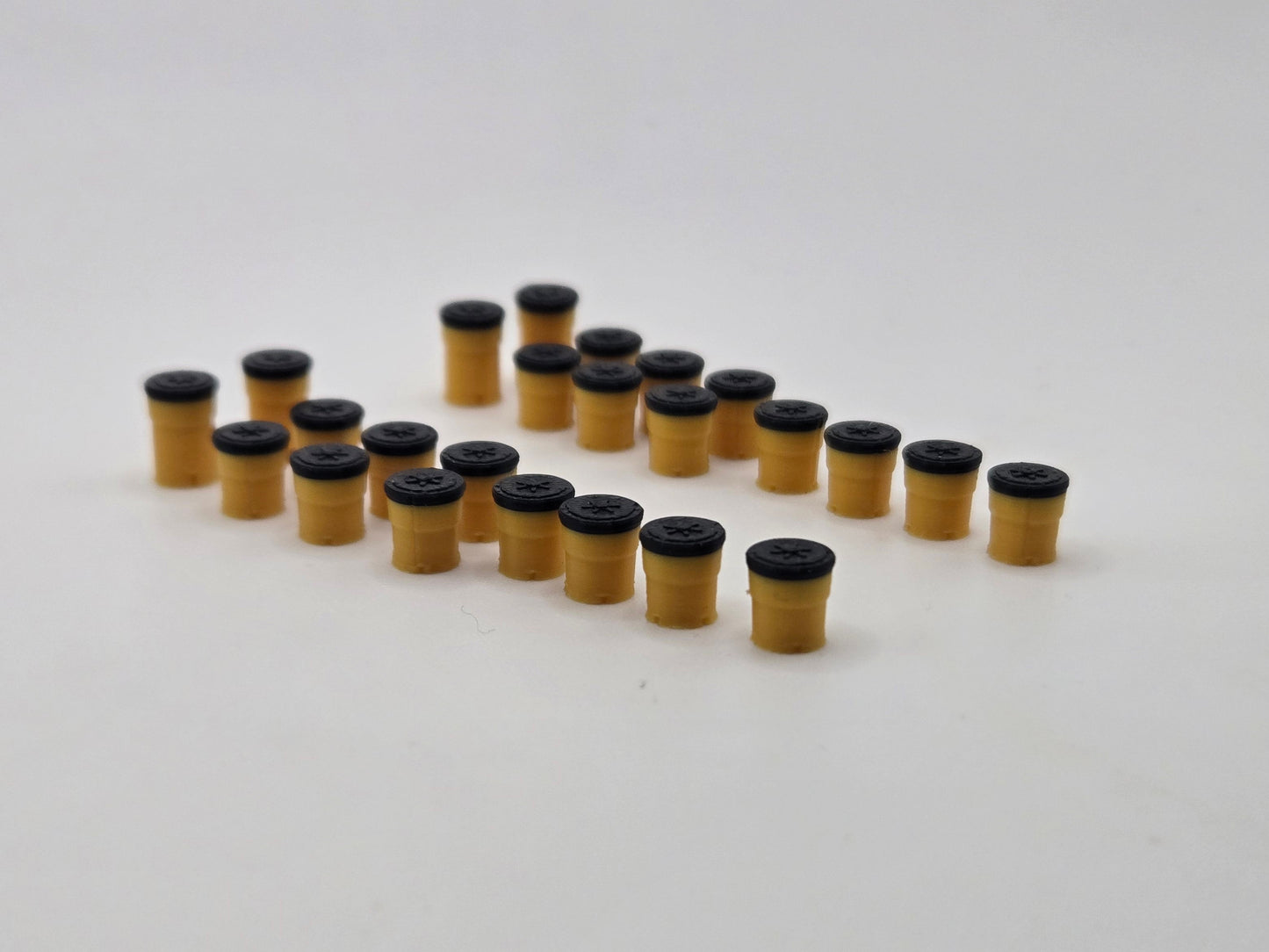 N Gauge Crash Attenuator Sand Barrel *24 Pack*