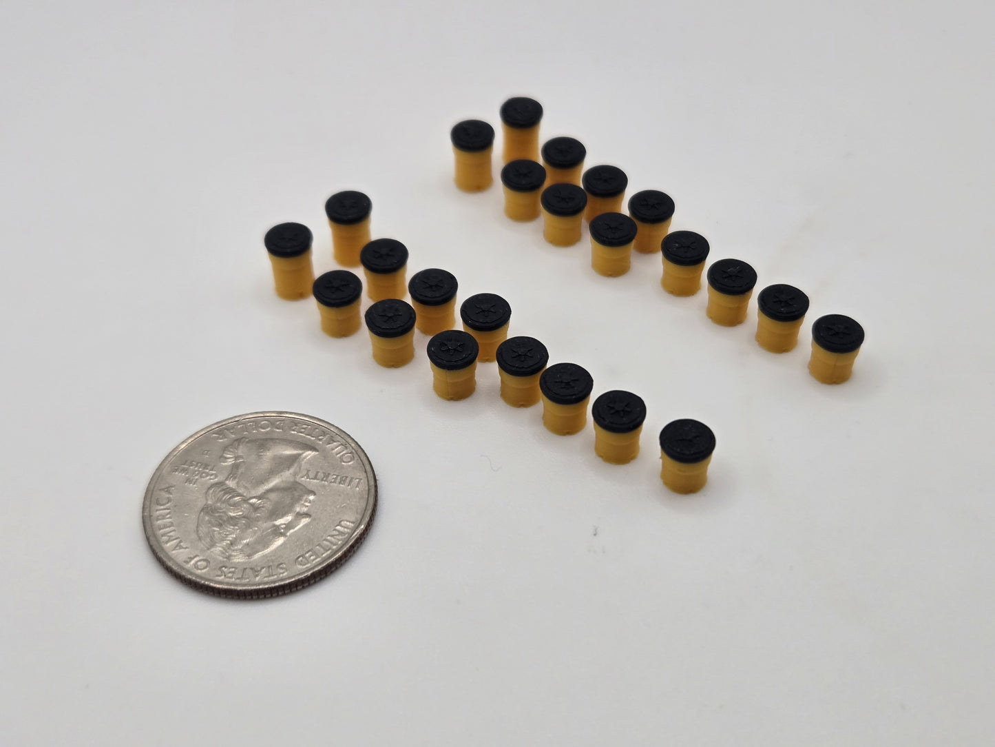 N Gauge Crash Attenuator Sand Barrel *24 Pack*