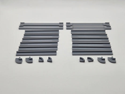 1/87 Scale 30" Curb 24 Piece Set