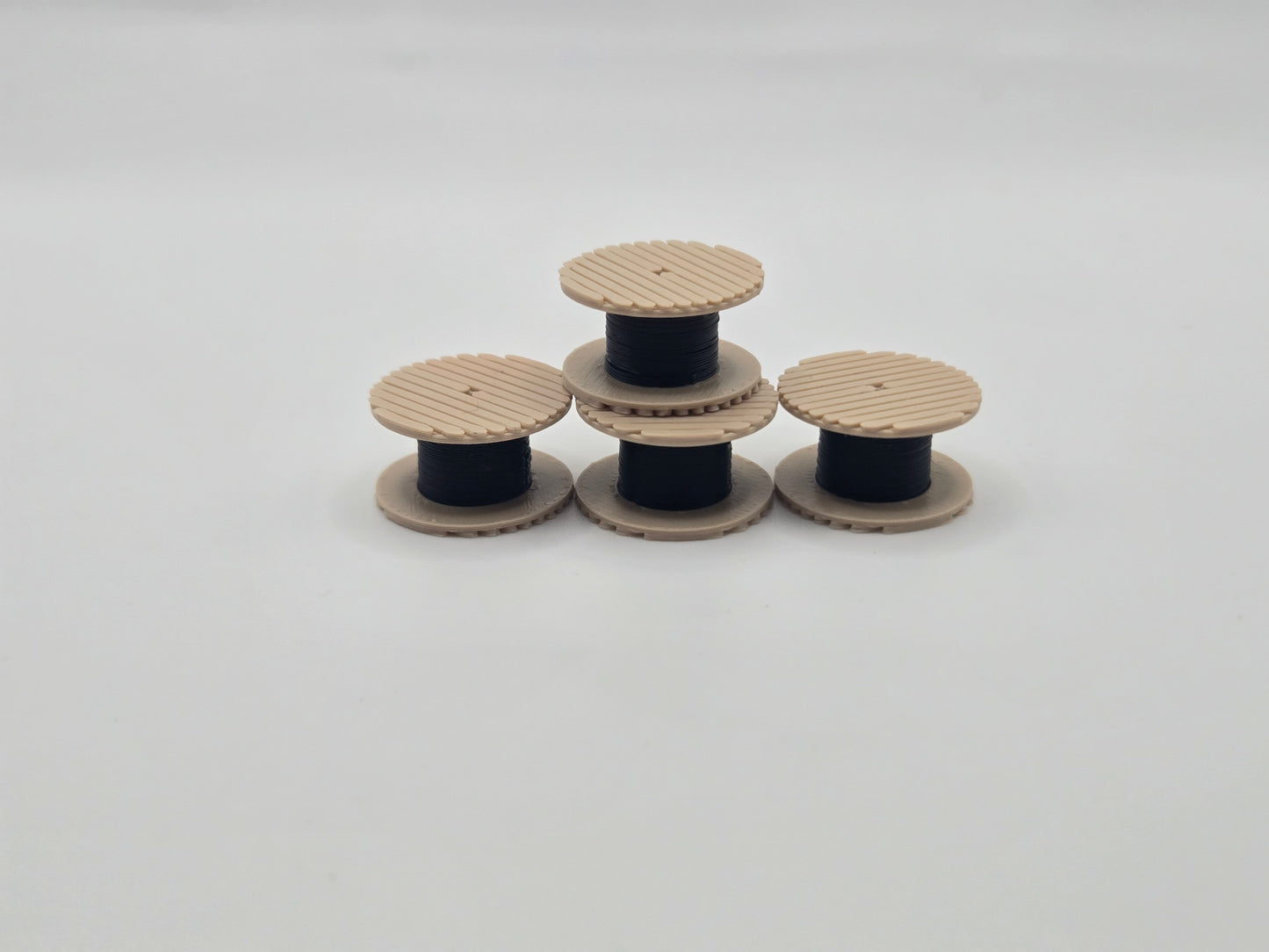 1/87 Scale Fiberoptic Cable Reel Accessory *4 Pack*