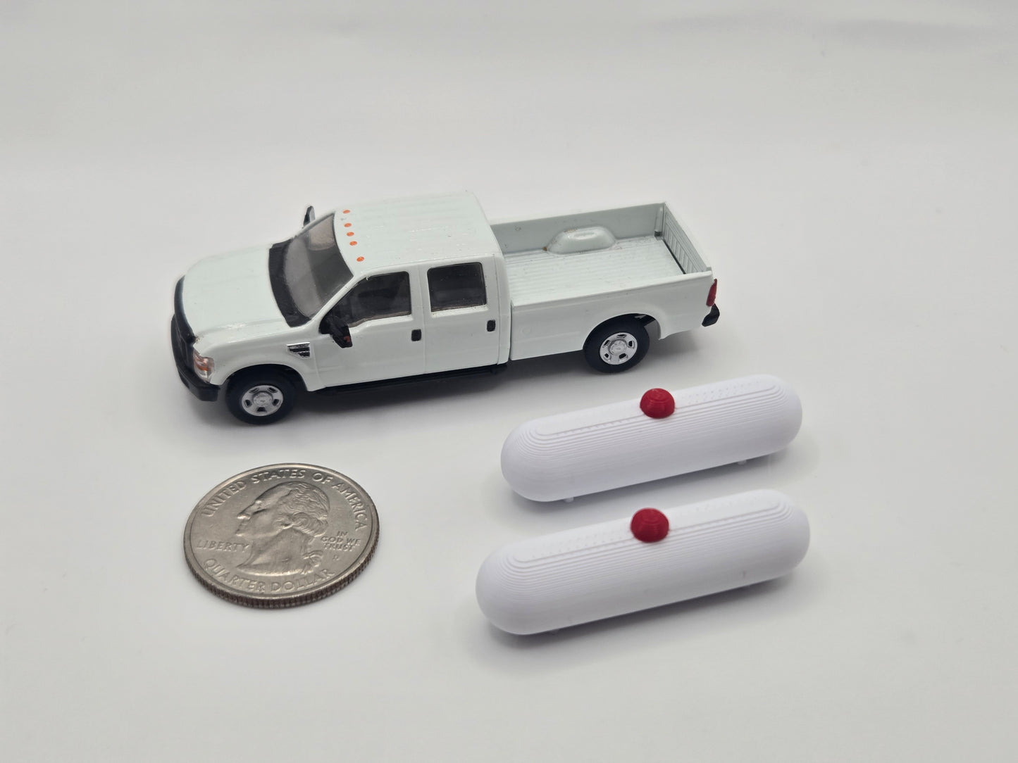 1/87 Scale 500 Gallon Propane Storage Tank *2 Pack*