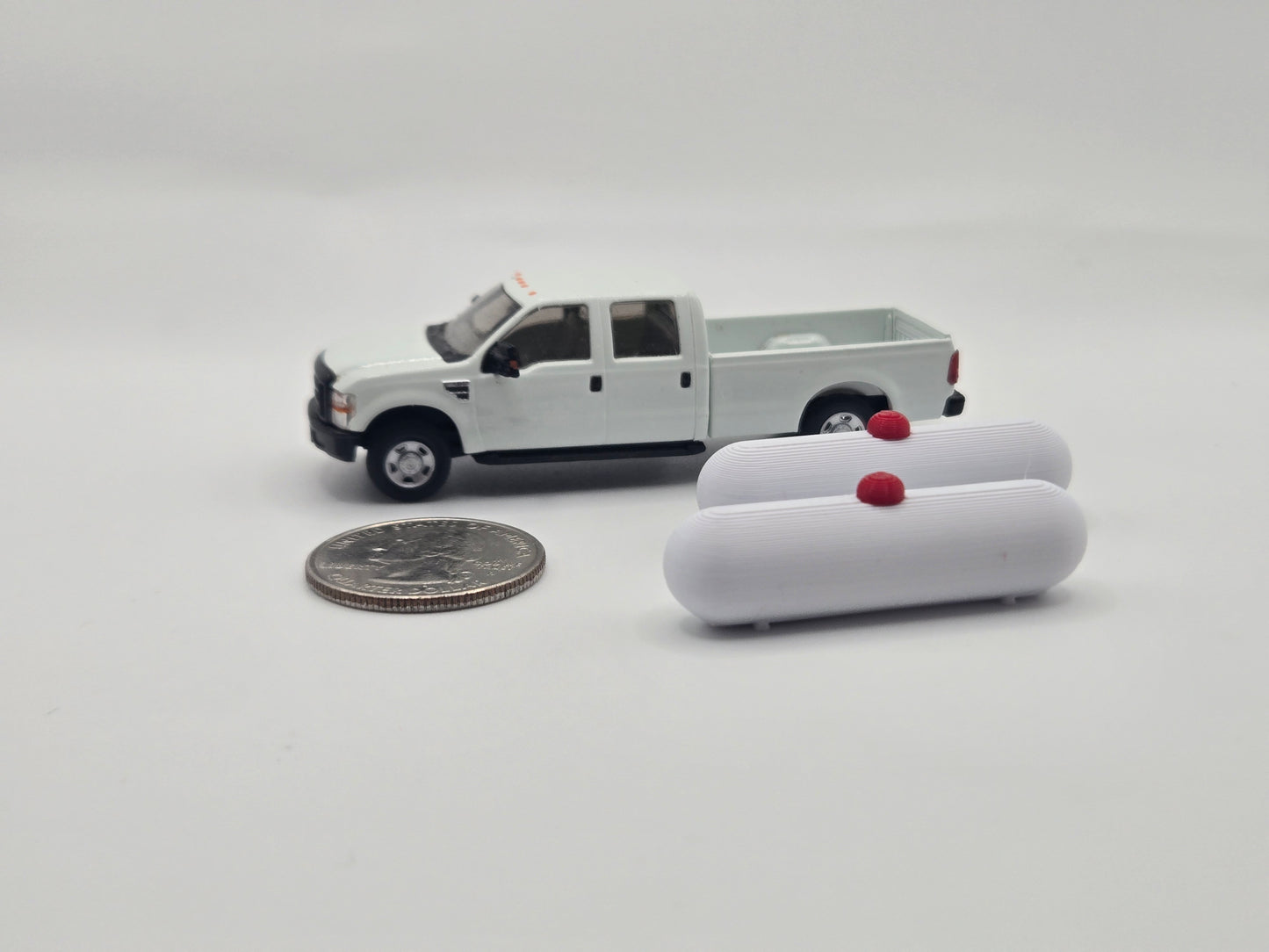 1/87 Scale 500 Gallon Propane Storage Tank *2 Pack*