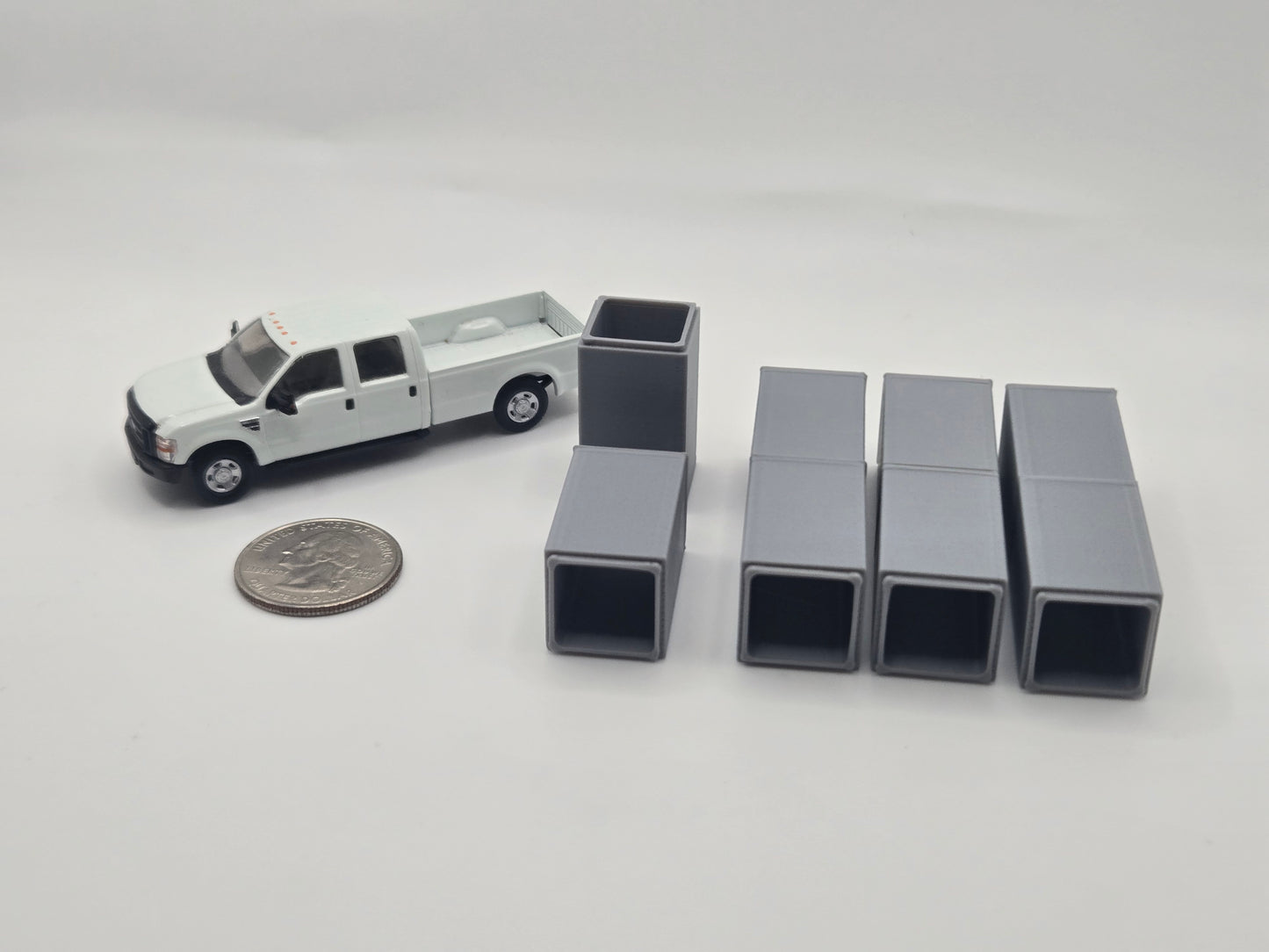 1/87 Scale 4'x4'x8'  Box Culvert *8 Pack*